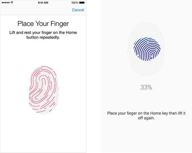 Touch ID 交互与三星指纹识别对比