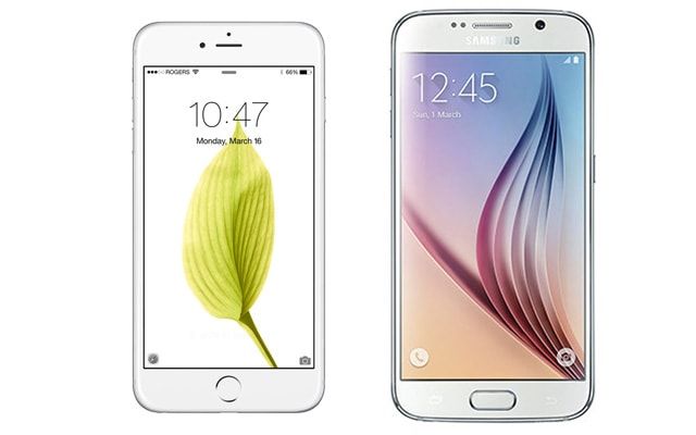 iPhone 6 与 Galaxy S6 边框天线与开孔对比