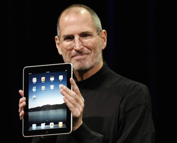 史蒂夫·乔布斯在 2010 年发布首款 iPad