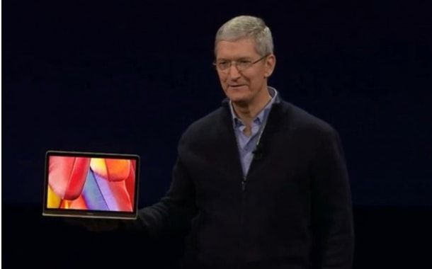 12 英寸 MacBook 侧面金色质感