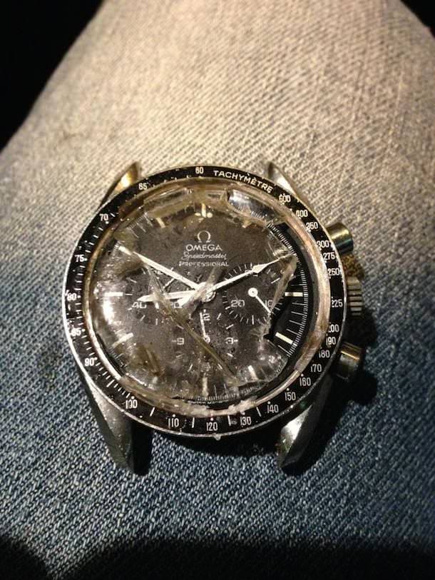 损坏的手表玻璃