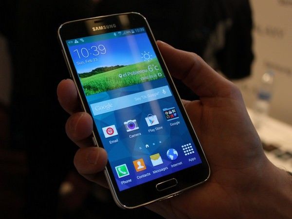 Galaxy S5 屏幕实拍