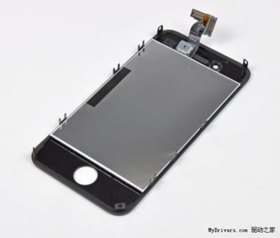 iPhone 5 前面板与前代对比图