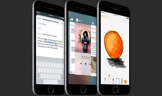 iPhone 6s 中的 3D Touch 屏幕重压触控技术