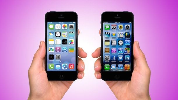 iOS 6 拟物化与 iOS 7 扁平化主界面对比
