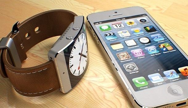 iWatch 与 iPhone 联动示意图
