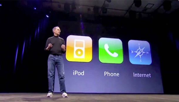 史蒂夫·乔布斯演示 iPhone OS 1 系统