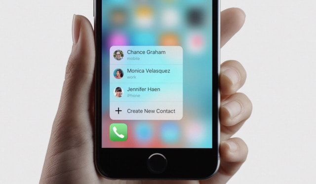 Cover Image iPhone 6s 的 3D Touch 屏幕可将键盘瞬间变为虚拟触控板